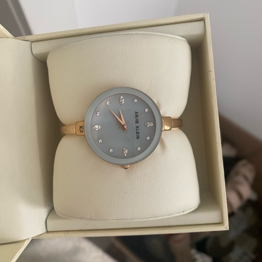 Anne Klein Gold and Silver Women's Watch